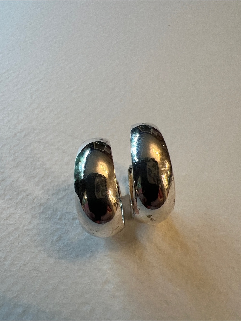 Sterling Silver Hoop Earrings - Polished Finish